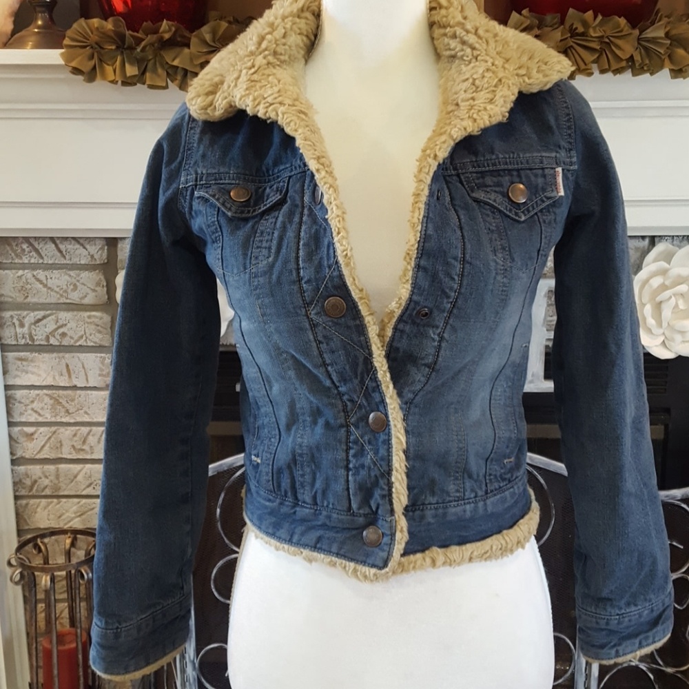 Abercrombie Girls denim jacket, Size L